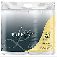 Туалетний папір білий "Papela" LUX 3 шари (32 шт.), 150 відривів, 1/5