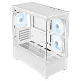 Корпус Prologix Axon GM-03AW Glass White, фото 3