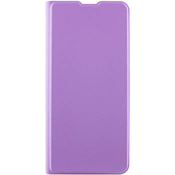 Шкіряний чохол-книжка GETMAN Elegant для Oppo A78 4G Бузковий