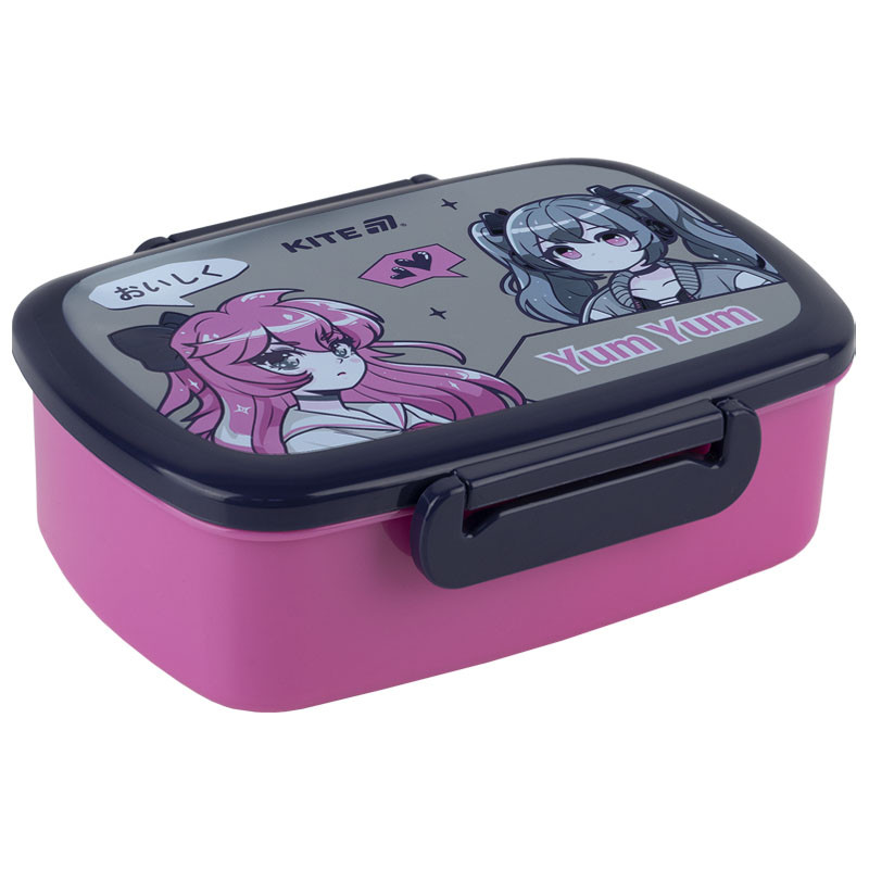 Ланчбокс з наповненням Kite Kite Anime Girl K25-163-2, 750 мл, фото 1