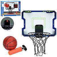 Баскетбольне кільце дитяче підвісне з електроним таблом (дитяча гра в баскетбол) (MR 1519)
