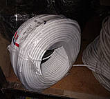 Провід мідний з'єдувальний ПВС 2,0х1,5/100 кабель двожильний Horoz Electric білий гнучкий, фото 9