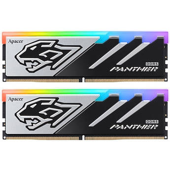 Оперативна пам'ять DDR5 32 GB (2x16GB) 6400 MHz Apacer Panther RGB — стиль, швидкість, звірська сила