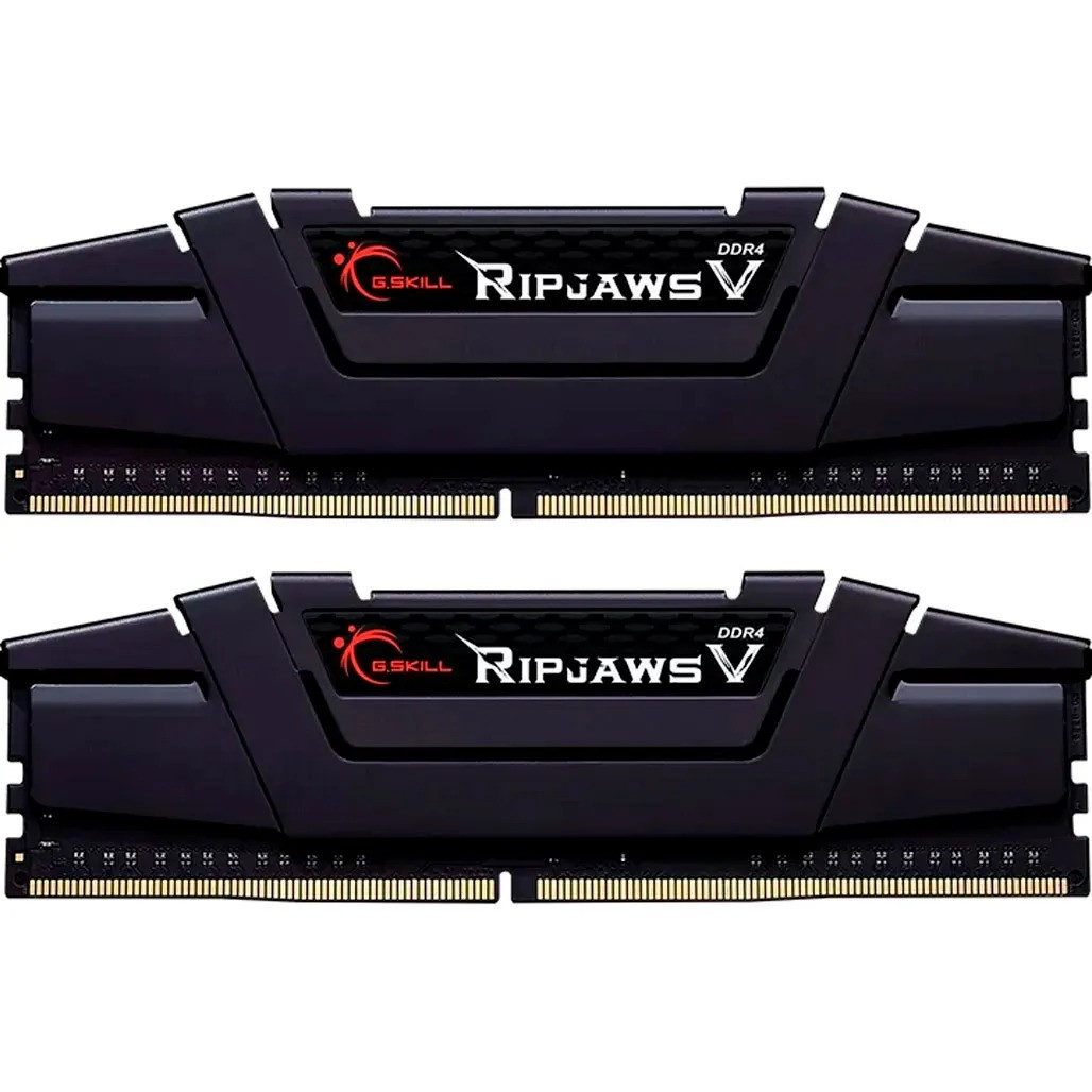 Модуль пам`ятi DDR4 2x16GB/3200 G.Skill Ripjaws V Black (F4-3200C16D-32GVK), фото 1