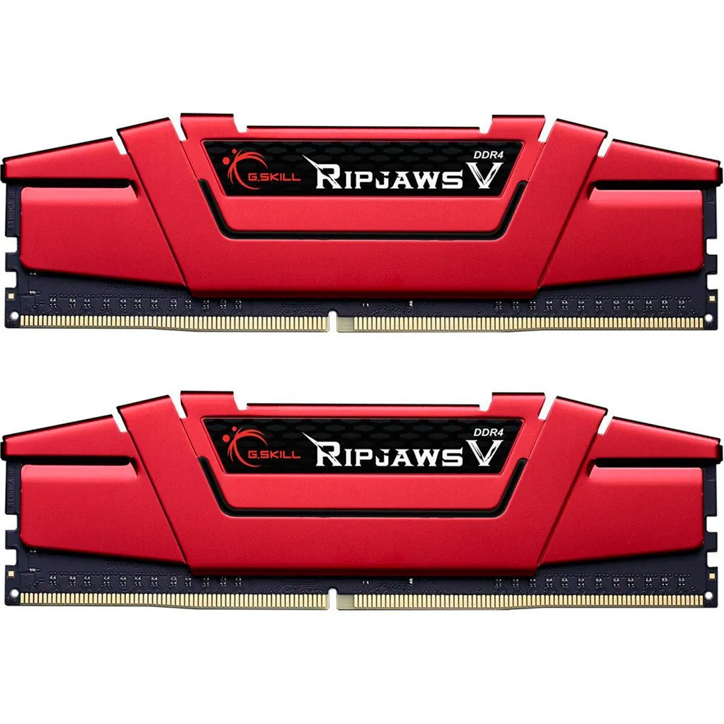 Модуль пам`ятi DDR4 2x8GB/3600 G.Skill Ripjaws V Red (F4-3600C19D-16GVRB), фото 1