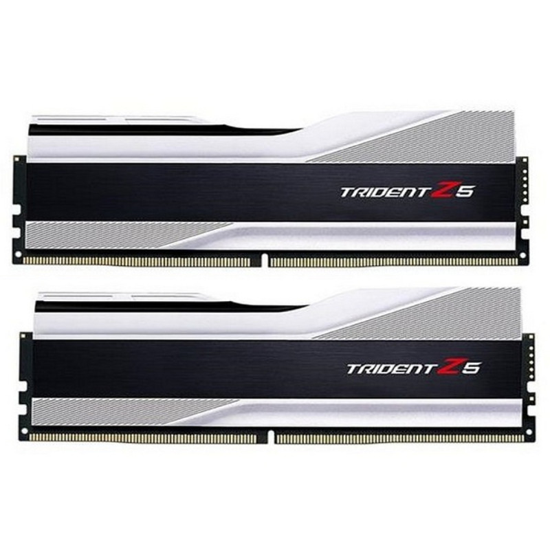 Модуль пам`ятi DDR5 2x16GB/5600 G.Skill Trident Z5 Silver (F5-5600J4040C16GX2-TZ5S), фото 1