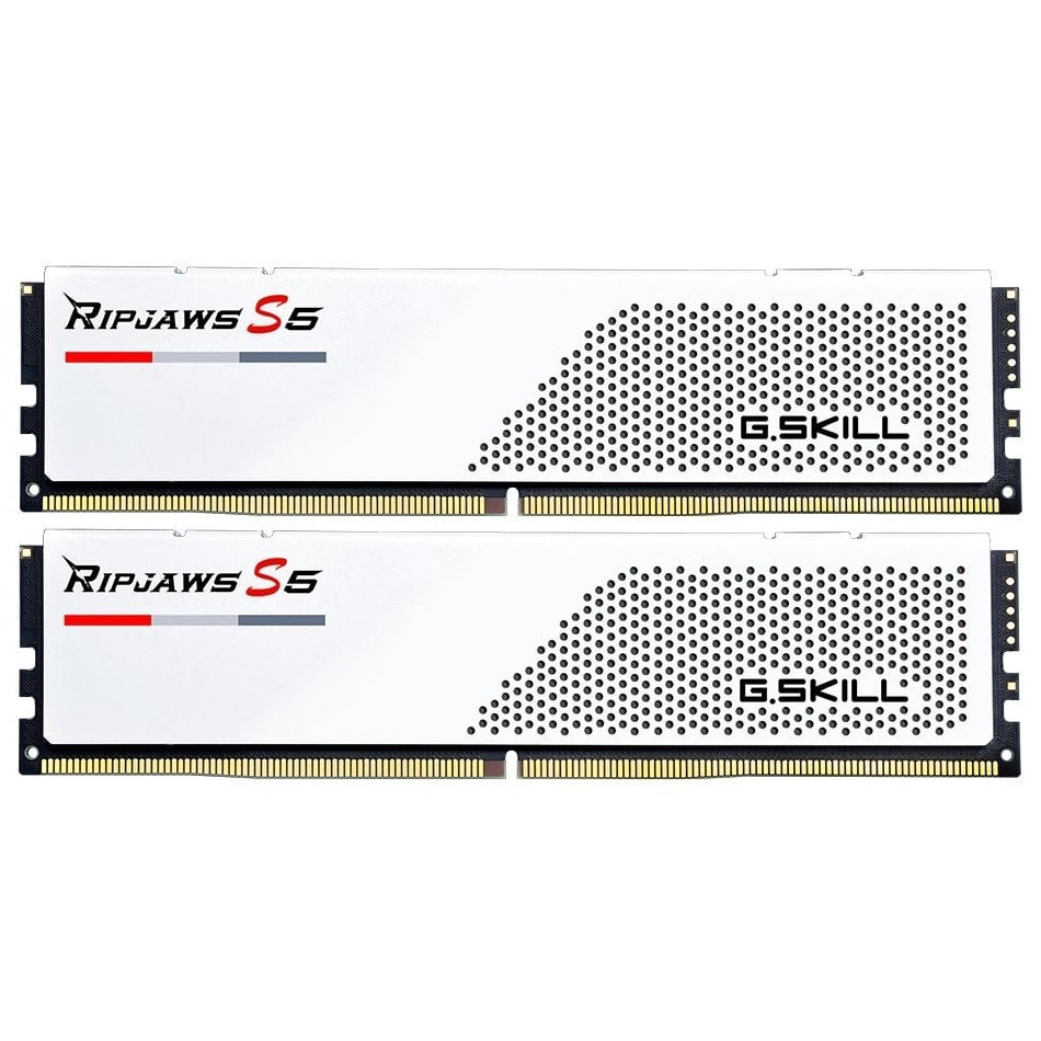 Модуль пам`ятi DDR5 2x16GB/6000 G.Skill Ripjaws S5 White (F5-6000J3238F16GX2-RS5W), фото 1