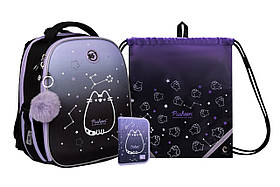 Шкільний набір YES H-100_Pusheen Stellar (рюкзак, пенал, сумка) 115-130 см