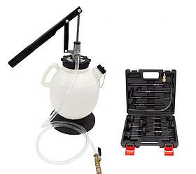 Насос для заміни мастила в АКПП + набір адаптерів 7,5л Euro Tool