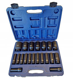 Набір ударних головок 1/2 10-38 мм Silver S11661