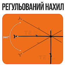 Комплект штатив журавель з кільцевою лампою 30 см з тримачем для телефону, камери, предметної зйомки, фото 4