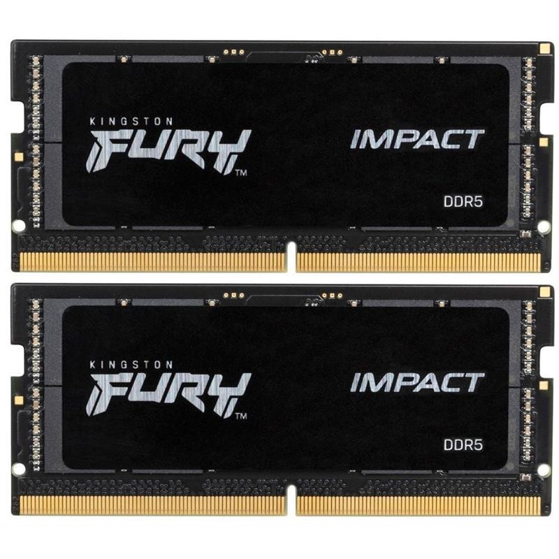 Модуль пам`ятi SO-DIMM 2x16GB/5600 DDR5 Kingston Fury Impact (KF556S40IBK2-32), фото 1