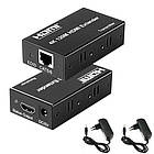 Promo Ціна! Подовжувач HDMI по RJ45 витій парі активний, до 120м - тільки на ZaGrosh.com.ua