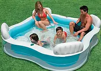 Сімейний надувний басейн із сидіннями Intex 56475