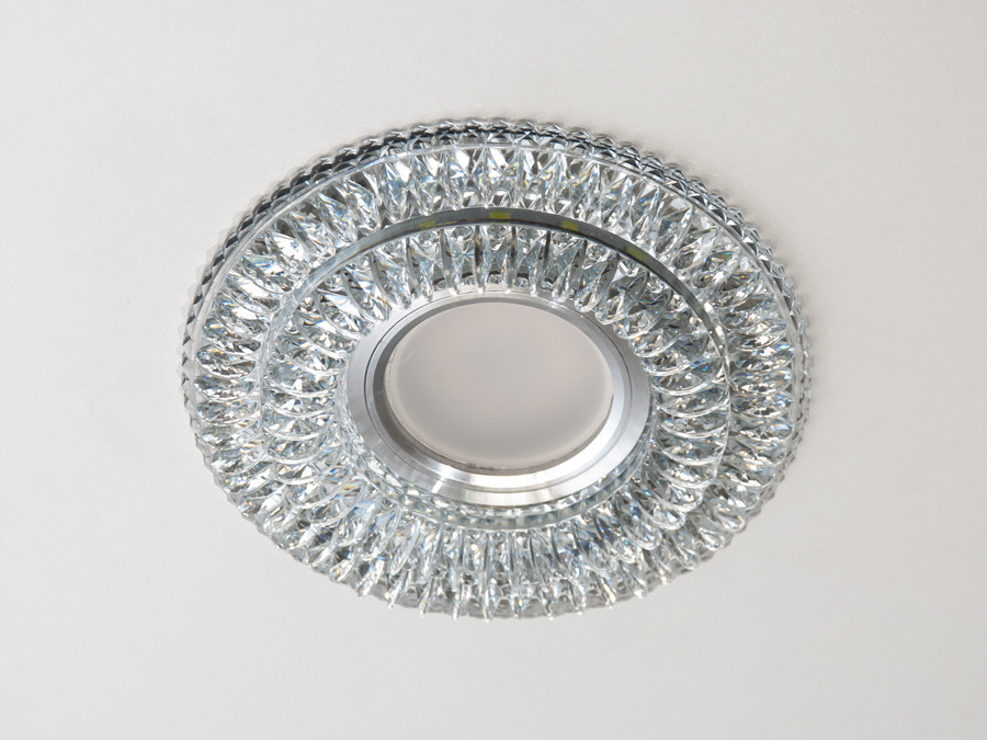 Світильник з LED-підсвіткою 8120WH, прозорий, для підвісних стель 8120WH