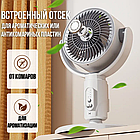 Підлоговий акумуляторний вентилятор на 5 швидкостей із таймером і регульованою висотою Midsummer, фото 7