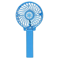 Мінівентилятор WX-6509 Mini Fan (1х18650/3р/підсв./ЗУ USB-штекер) в асорт., Портативний вентилятор USB