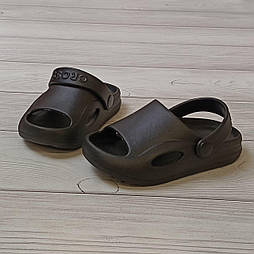 Сандалі піна на хлопчика дівчинку в чорному кольорі