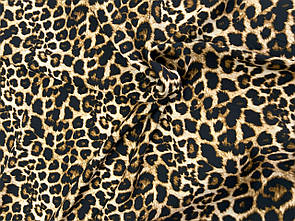 Штапель принт Леопард