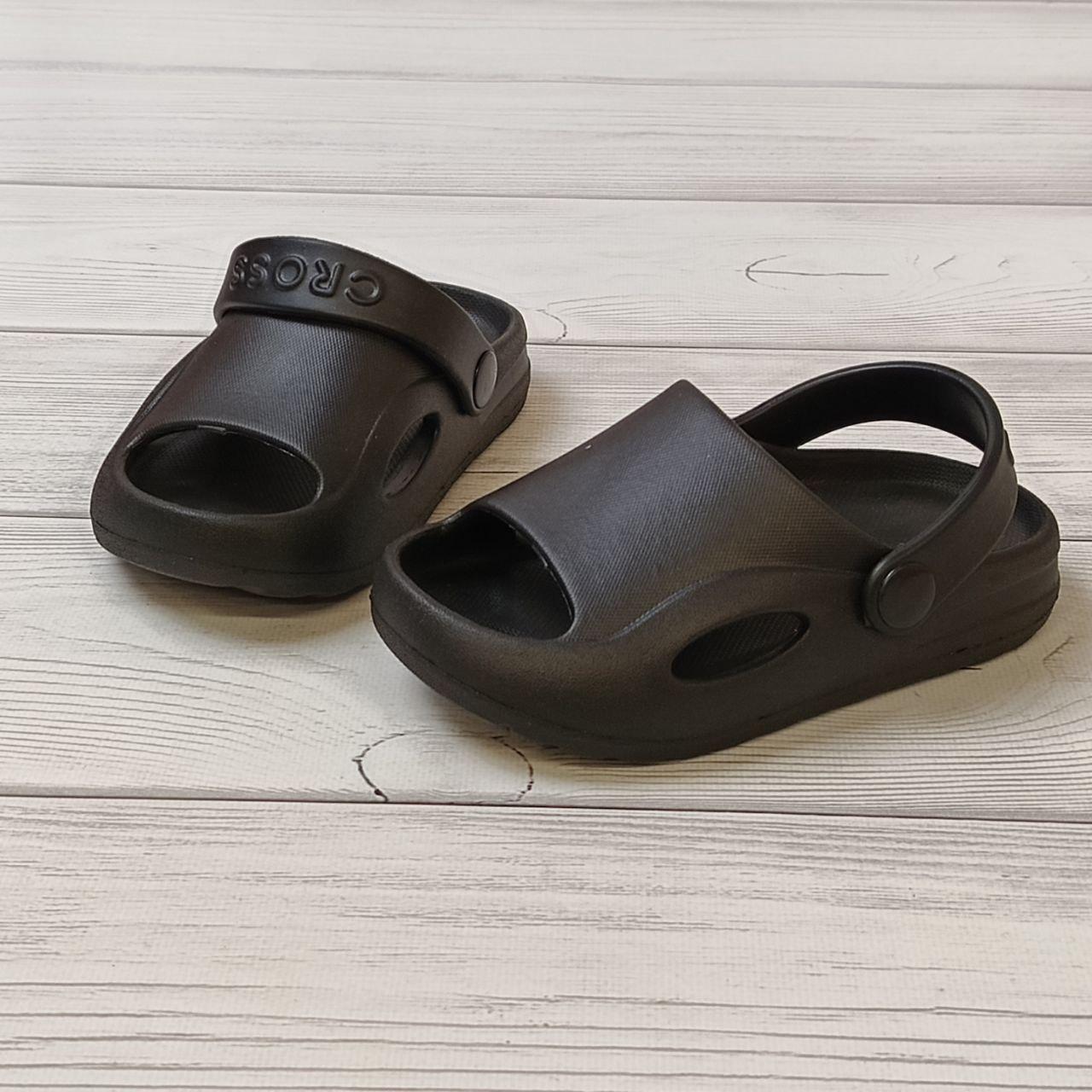 Сандалі піна на хлопчика дівчинку в чорному кольорі, фото 1