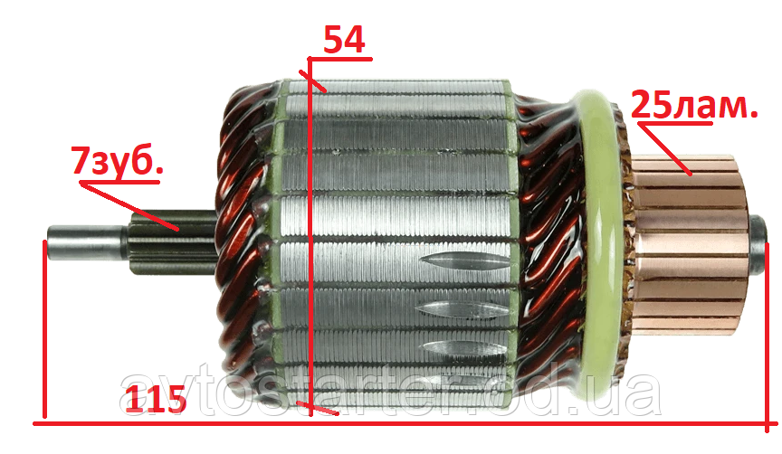 Якорь стартера SAAB 9-2X SUBARU Exiga Forester Impreza Lagacy Leone Outback SVX Vivio CHRYSLER Sebring DODGE S