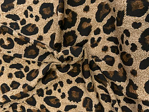 Штапель принт Леопард