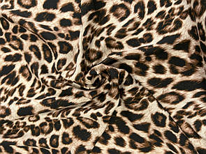 Штапель принт Леопард