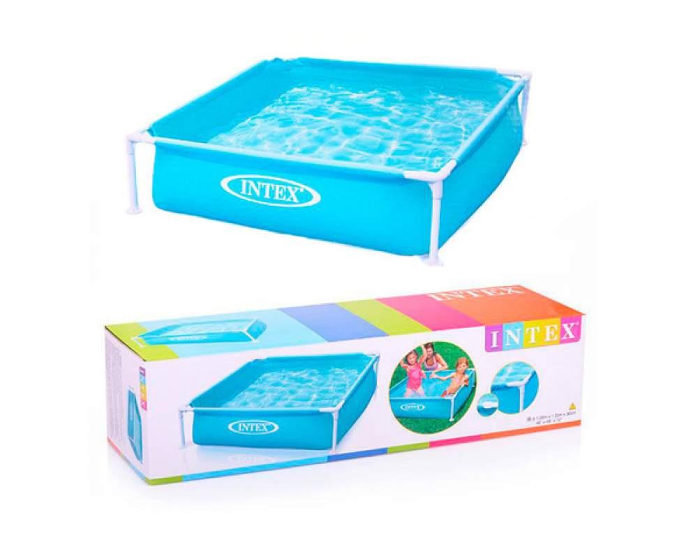 Басейн каркасний 57173 прямоку. (2 + років), в кор. 122 * 122 * 30см, фото 1