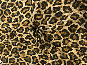 Штапель принт Леопард