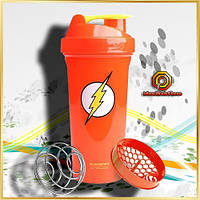 Шейкер спортивний для води та спортивного харчування SmartShake 800мл помаранчевий