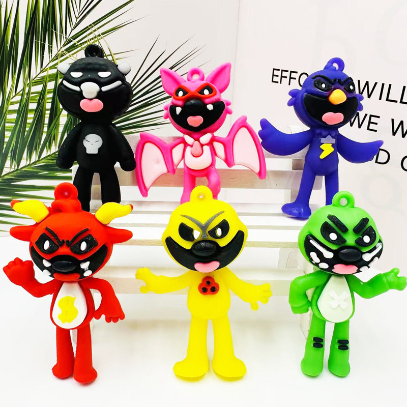 Іграшка Фігурки Кошмарні Звірята з Poppy Playtime Nightmare Critters — 6 шт. для дітей (l_14413)