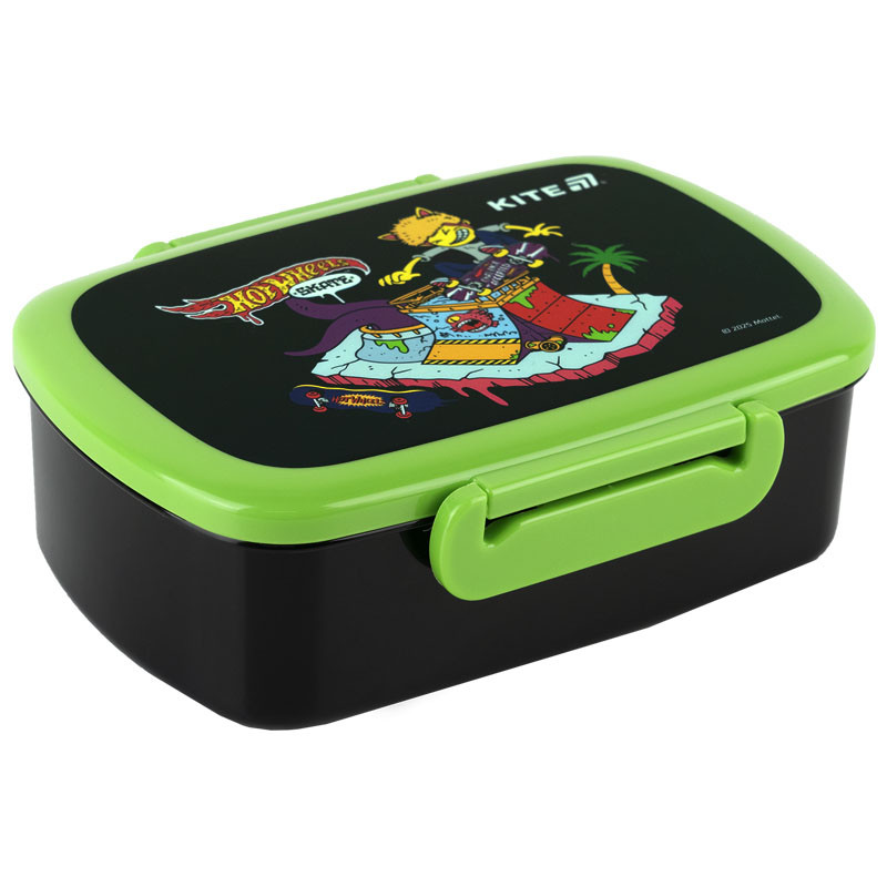 Ланчбокс з наповненням Kite Hot Wheels HW25-163, 750 мл, фото 1