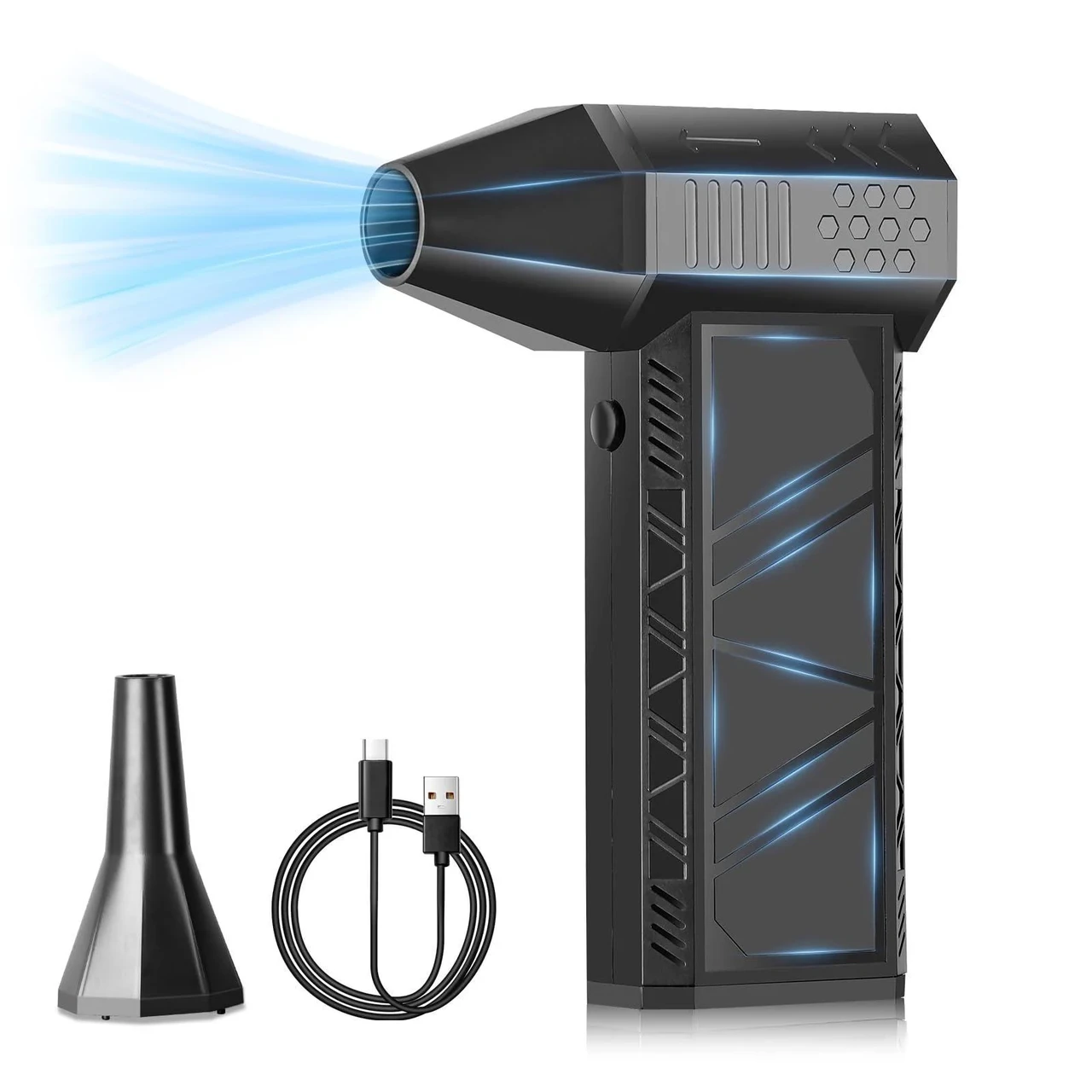 Портативний автомобільний турбовентилятор 1235, фото 1