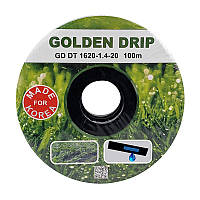 Крапельна стрічка GOLDEN DRIP 20см 100м 8 mil з плоским емітером