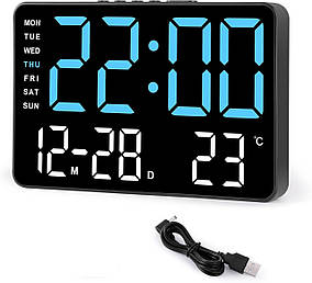 Amgico Digital Clock, Будильники для спальні, Будильник із великим дисплеєм 7,2 дюйма