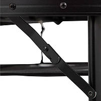 Туристичний Стіл Розкладний Bo-Camp Woodbine 56x34 cm Black/Wood look (1404191) Кемпінговий Складаний Столик для риболовлі, фото 10