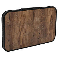 Туристичний Стіл Розкладний Bo-Camp Woodbine 56x34 cm Black/Wood look (1404191) Кемпінговий Складаний Столик для риболовлі, фото 8