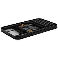Туристичний Стіл Розкладний Bo-Camp Woodbine 56x34 cm Black/Wood look (1404191) Кемпінговий Складаний Столик для риболовлі, фото 7