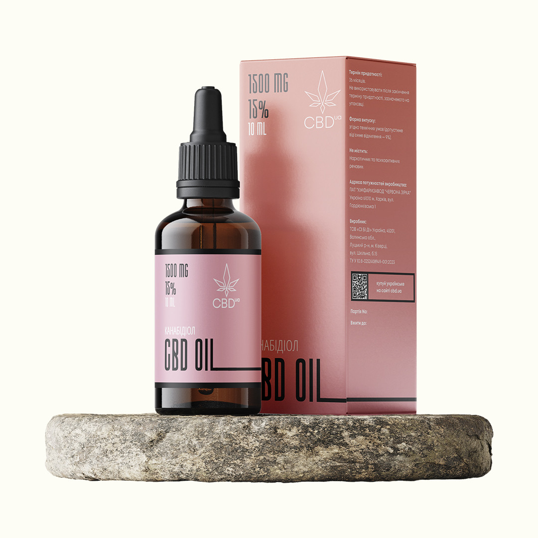 Олія CBD МСТ 10 мл 15%