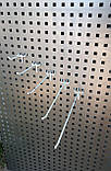 Металевий перфораційний лист (панель) с загибом білого кольору 100*100 см, фото 6