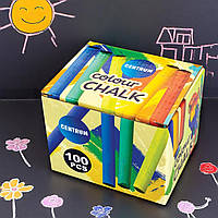 Крейда кольорова 100 шт Centrum кругла 80373