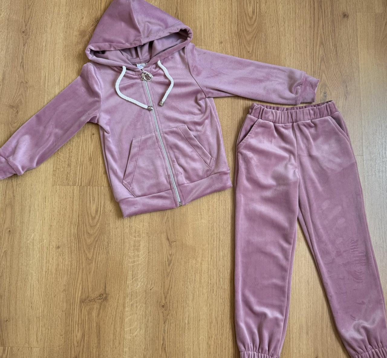 Спортивний костюм для дівчинки велюровий Лана | на зріст 92-116р.