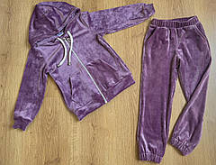 Спортивний костюм для дівчинки велюровий Лана | на зріст 92-116р., фото 4