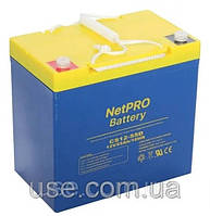 AGM акумулятор 12 Вольт, 55 А*год, Ah, AH, 12 V, В, герметичний стаціонарний АБ, тяговий, для ДБЖ, інвертора