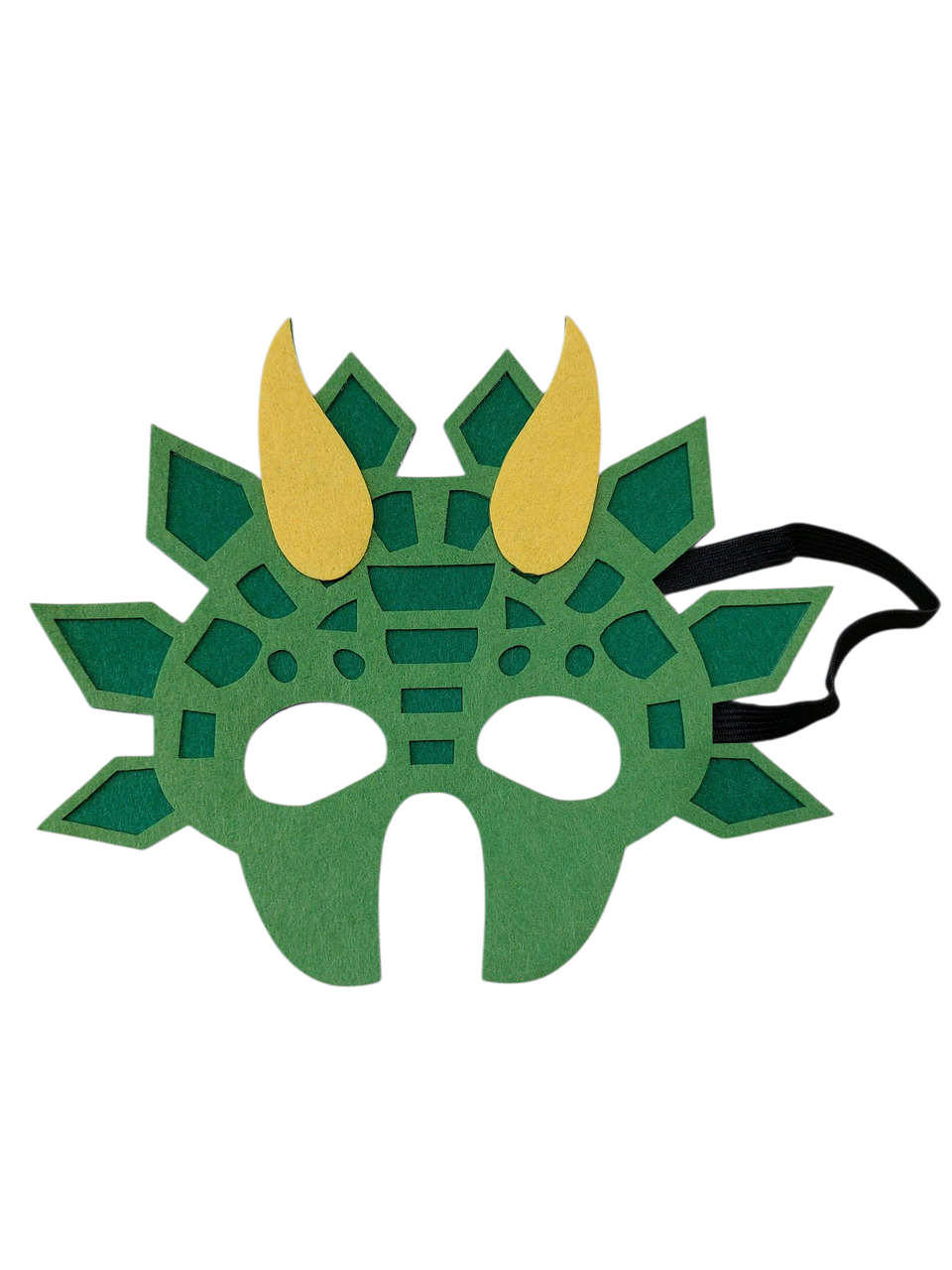 Дитяча маска Дракон для хлопчиків one size зелено-жовтий, фото 1