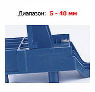 Кондуктор для шкантів Ø 6, 8, 10 мм - Столярний шаблон для складання меблів - blue, фото 4