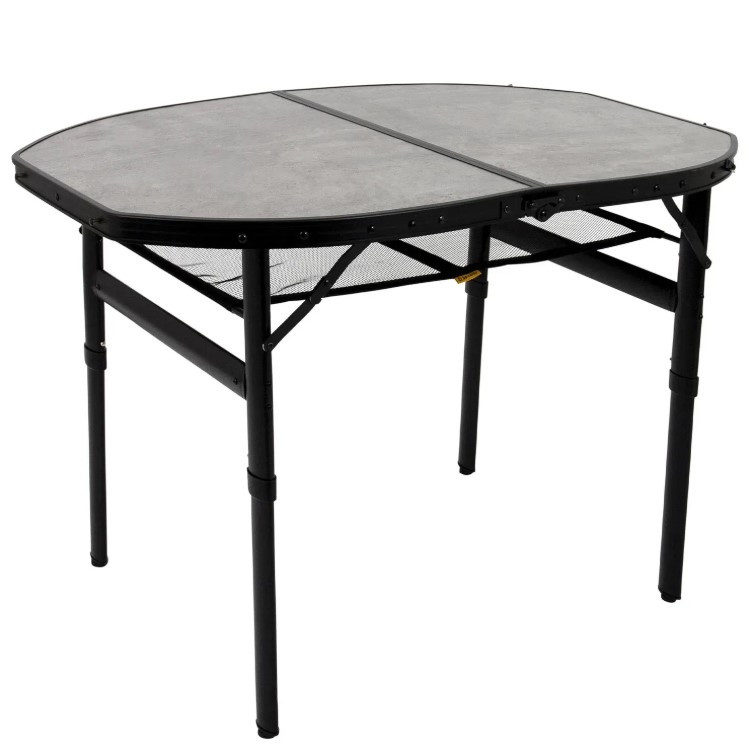 Туристичний Стіл Розкладний Bo-Camp Northgate 100x70 cm Black/Grey (1404189) Кемпінговий Складаний Столик для риболовлі, фото 1