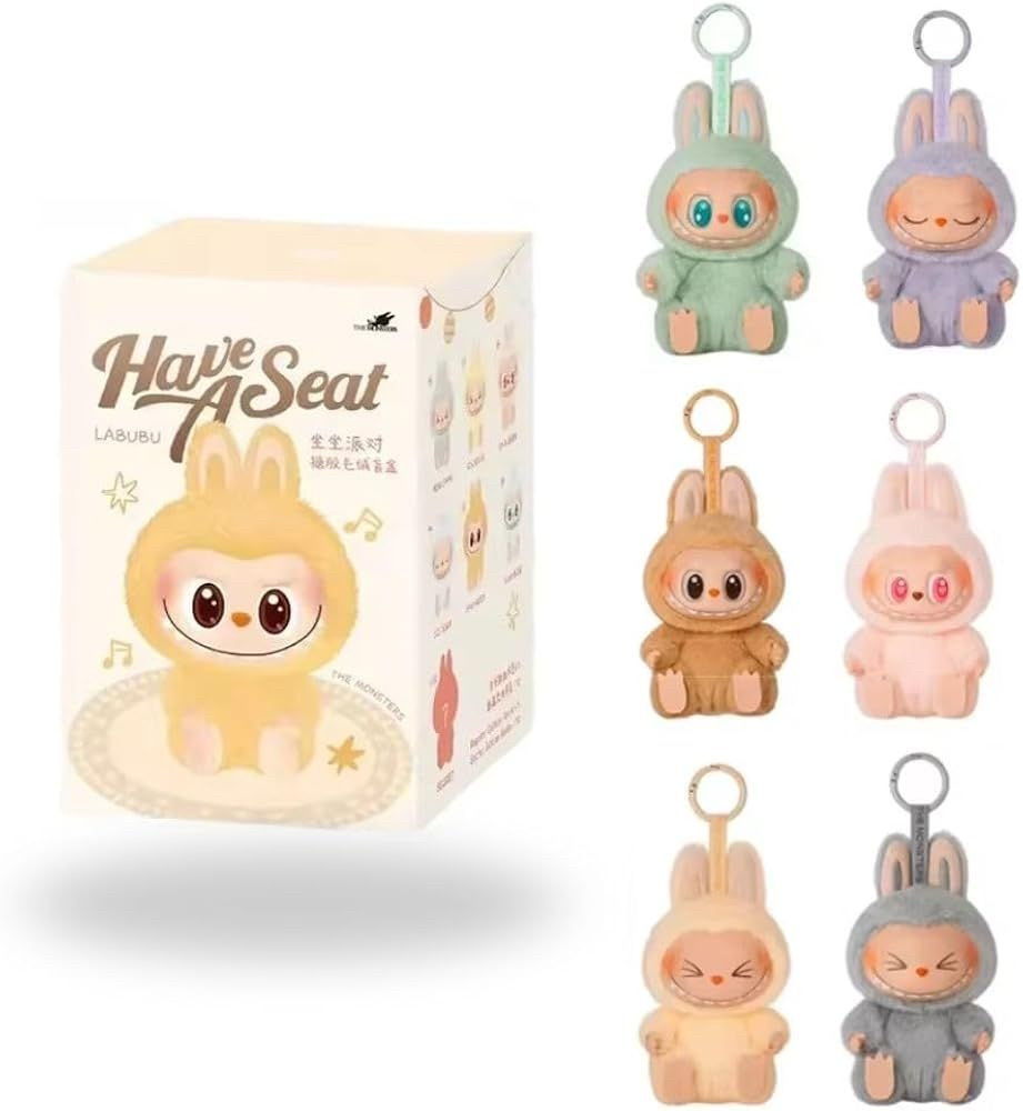 М'яка іграшка Лабубу Монстр брелок Labubu друга серія Art The Monsters Have a Seat, фото 1