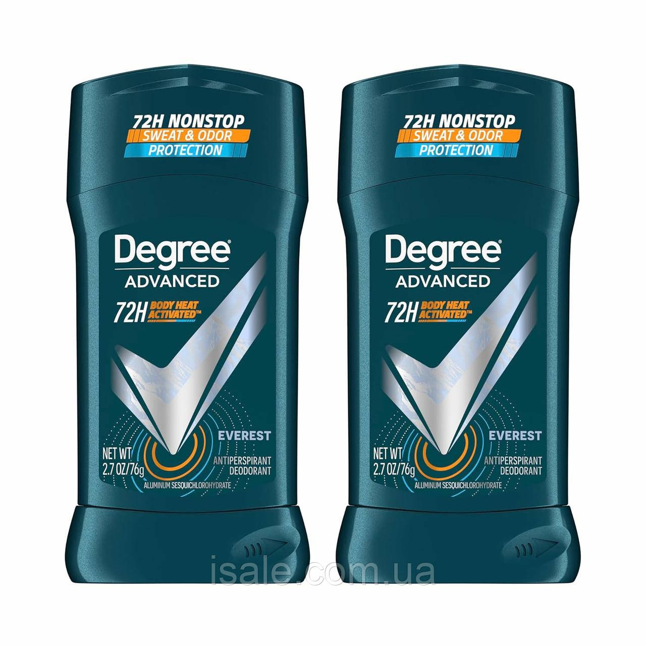 Дезодорант антиперспірант чоловічий стік Degree Everest MotionSense 72 H - 2 шт по 76 грам, фото 1