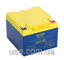 Акумулятор AGM 12V 26 Ah, А*год, 26 Ампер*годин, А/год, Ah, AH, 26 а*год, 12 Вольт, В, 12Volt, АКБ, АГМ, VRLA